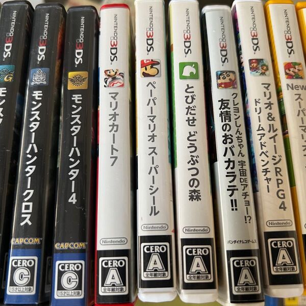 ニンテンドー3DS ソフト 9本 まとめ売り