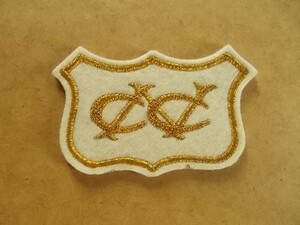 NCC カントリークラブ ゴルフ刺繍ワッペン/西日本？ナショナル？長崎？アップリケCC会員ビンテージGCパッチGOLFエンブレム紋章 v125