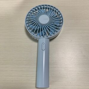 山善 FUWARI ハンディファン ライトブルー