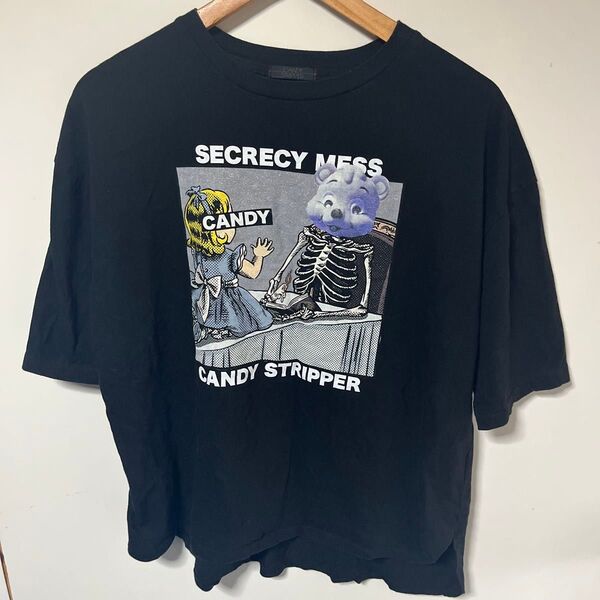 Candy Stripper*.゚SECRECY Mess 半袖 Tシャツsize2