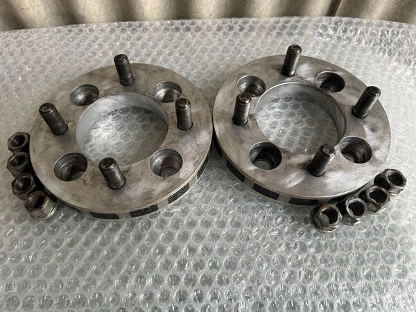 ホイールスペーサー 2枚セット PCD100mm 厚さ20mm 4穴 スズキ用 中古