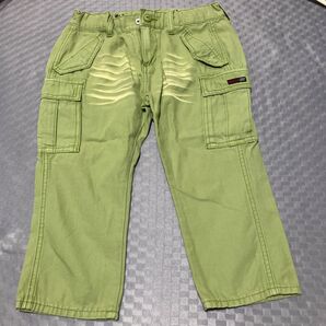 子供用カーゴパンツ グリーン 半ズボン140