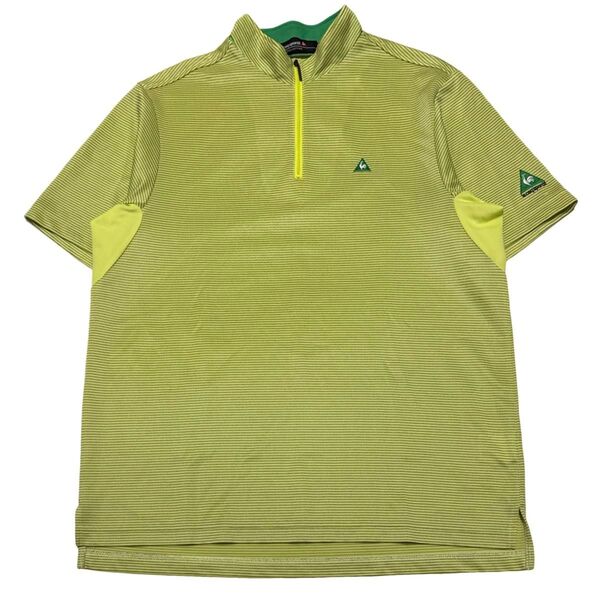 le coq sportif GOLF ルコックスポルティフ 半袖ハーフジップシャツ L
