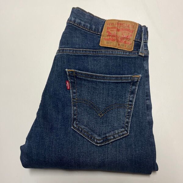 Levi’s リーバイス 502 レギュラーテーパード ストレッチジーンズ デニムパンツ 29507-0053 W29 L32