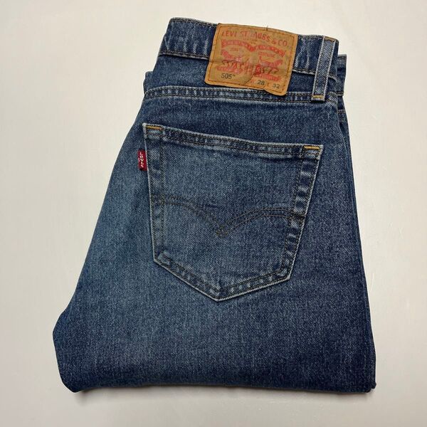 Levi’s リーバイス 505 レギュラーフィットストレート ストレッチジーンズ 00505-1756 W28 L32