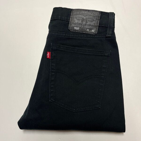 Levi’s リーバイス 510 スーパースキニー ストレッチツイルパンツ ジェットブラック 05510-4173 W30 L32
