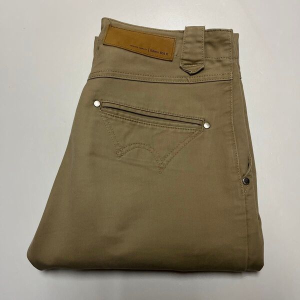 EDWIN エドウィン 503KS ストレッチパンツ チノパン ベージュ W29