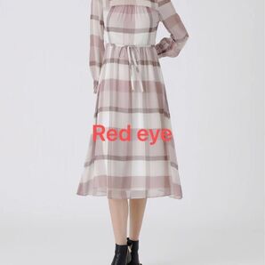 《新品 タグ付き》ブルーレーベルクレストブリッジ シフォンプリントワンピース