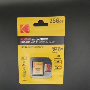【新品未開封】KODAK microSDXC 256GB UHS-I U3 V30 A1