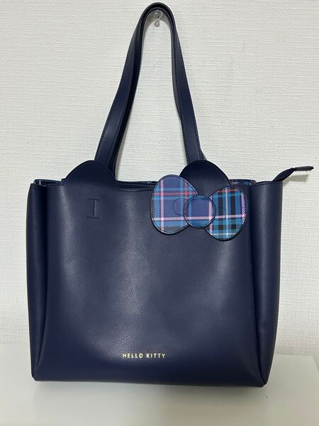 新品 未使用 ハローキティ タータンデザインバッグ