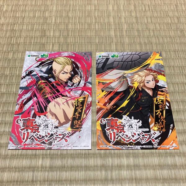 東京リベンジャーズ リベパチ スマパチ 佐野万次郎 龍宮寺堅 遊戯説明 ポストカードサイズ マイキー・ドラケン