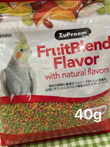 ズプリーム フルーツ M 40g オカメインコ オキナインコ ウロコインコ 中型インコ 大型インコ ペレット