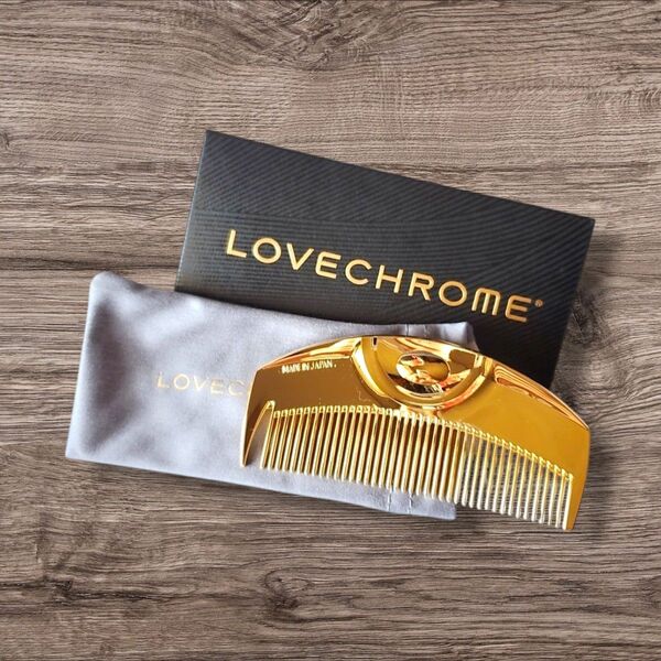 LOVECHROME/ラブクロム K24GPツキ ゴールド コーム 未使用正規品