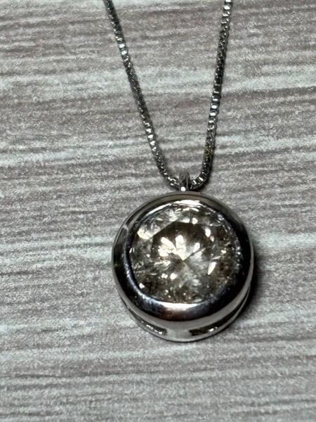 (790)【天然ダイヤ1.0ct】pt900/pt850ネックレス