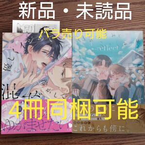 新品 2冊セット☆優しくイジめて溶かして混ぜて/高比良りと/弱気なきみと永いしあわせ reflect/木丈ですく/BL/特典付き☆