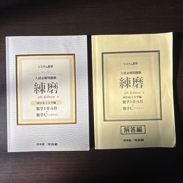システム数学 入試必修問題集 練磨 5th Edition 数学1・2・A・B・C 別冊解答付