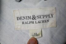 ラルフローレン デニム&サプライ シャンブレーシャツ 長袖 (XS) アイスブルー DENIM&SUPPLY_画像8