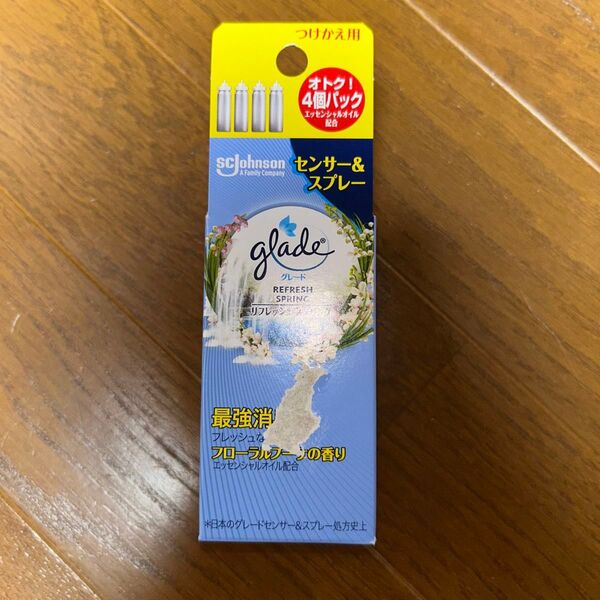 グレード消臭センサー&スプレー つけ替え用4個☆リフレッシュスプリング