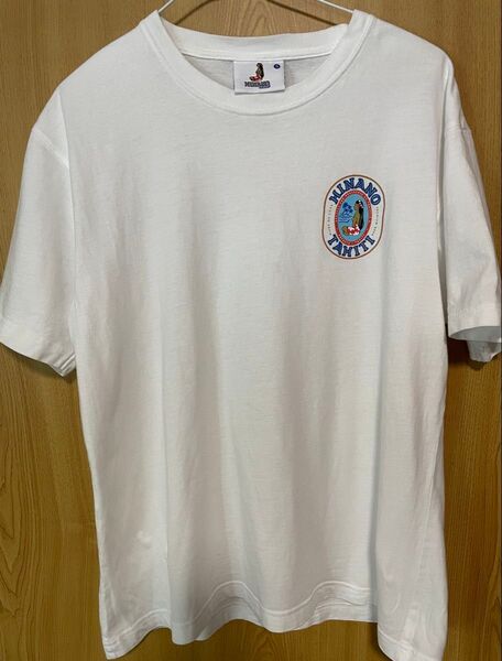 ☆HINANO TAHITI ヒナノタヒチ ☆ヒナノビール☆半袖Tシャツ☆サイズ S (日本M 位)☆USED ☆