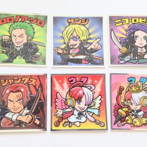 ワンピースマンREDシール 6枚セット