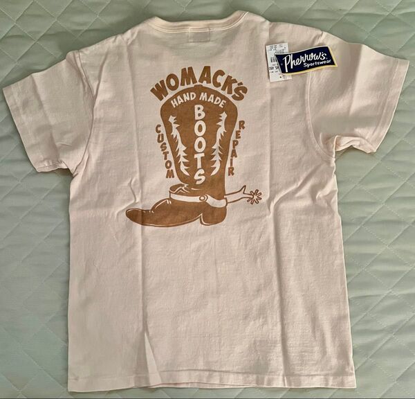 新品 Pherrow's フェローズ 13S-PTJ14 オフホワイト サイズ M WOMACK'S BOOTS 5,460円