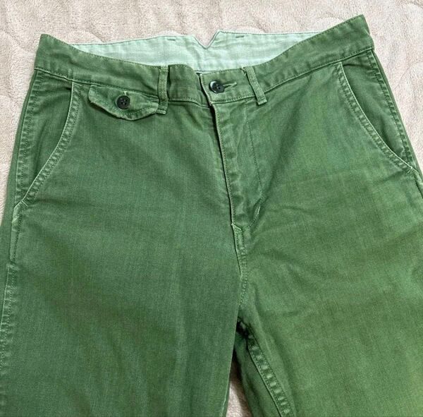 D.M.G. DOMINGO トラウザー テーパード 9分丈 ストレッチパンツ チノパン 「13-713T」Sサイズ 13200円