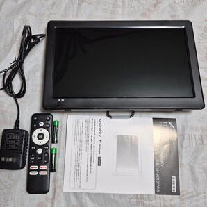 【ジャンク品・画面割れ】NewBridge(ニューブリッジ) AN-M010B 11.6型 小型チューナーレステレビ