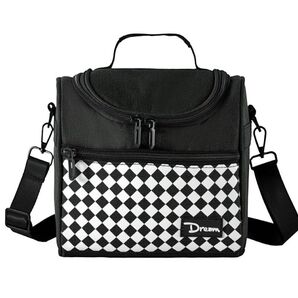 ランチバッグ クーラーボックス お弁当袋 保冷バッグ ブラック 保冷剤