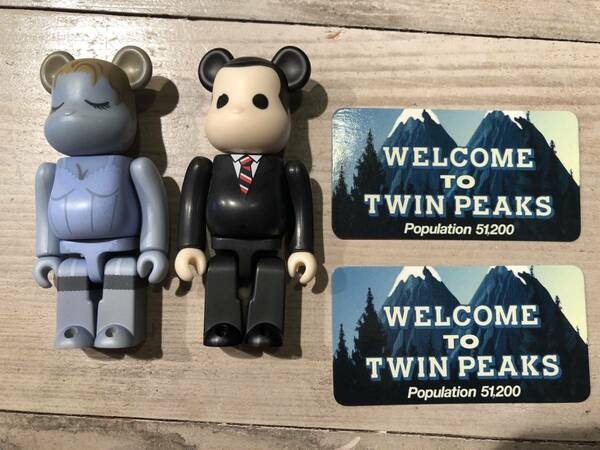 ベアブリック/BE@RBRICK シリーズ21 ホラー　表/裏　シークレット　TWIN PEAKS(メディコムトイ・フィギュア)