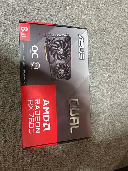 ASUS DUAL Radeon RX 7600 8GB OC グラフィックボード