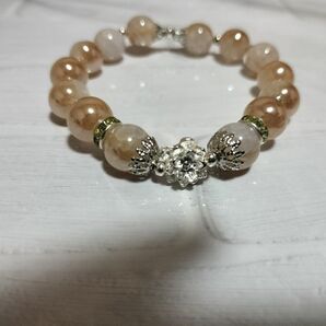 天然石 蓮 ブレスレット