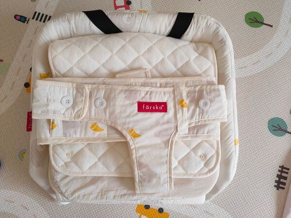 添い寝からお座りまでをサポート【ファルスカ ベッドインベッド Flex シープ&ホルン】新生児 ベビーベッド 746084