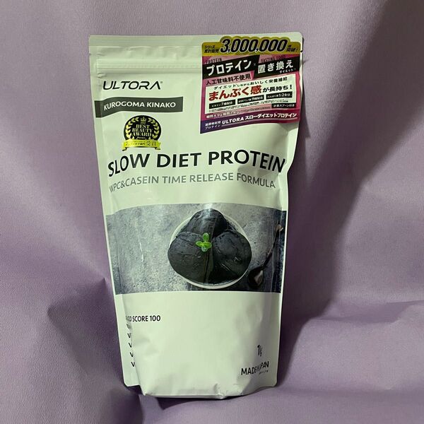 ULTORA スローダイエットプロテイン 黒ごま味 1kg