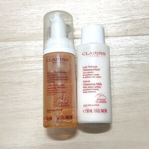 CLARINS 洗顔料&クレンジングミルク ミニサイズ 2個セット