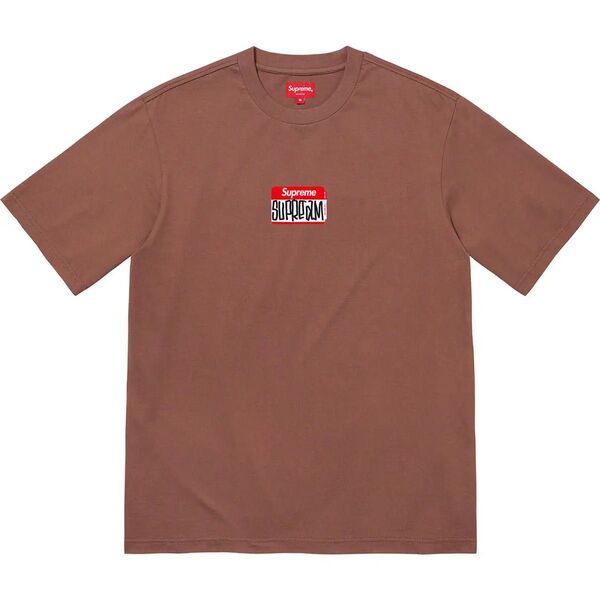 Supreme Gonz Nametag Tシャツ ブラウン Lサイズ 21FW
