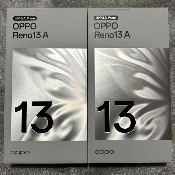 【新品未使用】OPPO Reno13A アイスブルーSIMフリー2台