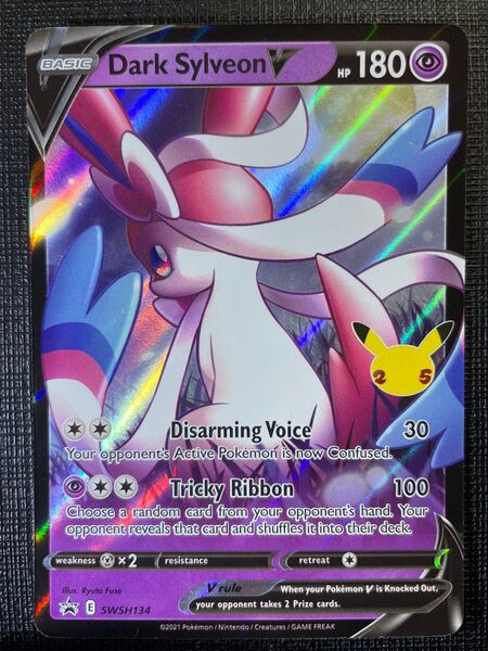 ポケモンカード 25th記念プロモカード 英語版わるいニンフィア