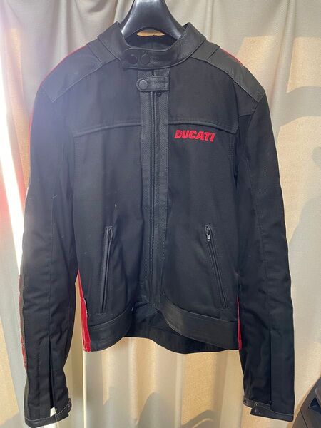 DUCATI ライダースジャケット ブラック メンズ