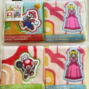 USJ 限定 スーパーニンテンドーワールド ミニタオルセット ●クッパなしの4枚セット