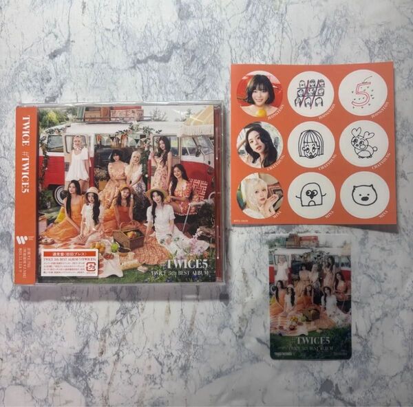 TWICE #TWICE5 CD タワレコ オールトレカ付き