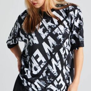 ★NEWERA★cool総ロゴTシャツM☆ブラック