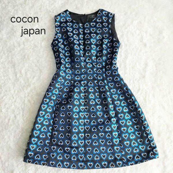 cocon japan ノースリーブ ワンピース ハート スペード S オケージョン パーティー