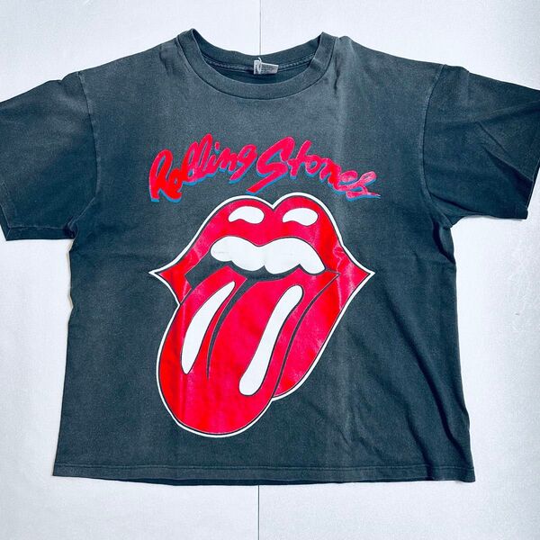 90s ローリングストーンズ Tシャツ Lサイズ オリジナル 当時物 USA ブラック