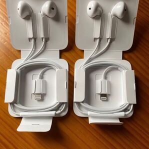 Apple Iphone純正 イヤホンアップル2個セット