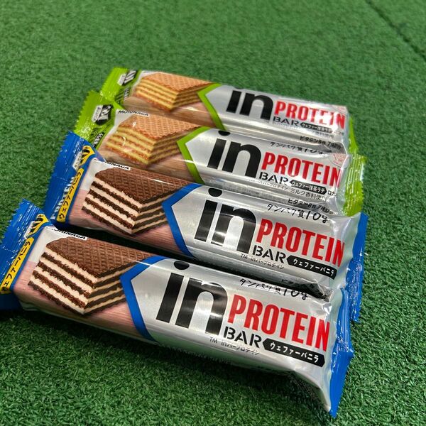 in PROTEIN BAR 4本セット ウエハーバニラ、ウエハー抹茶