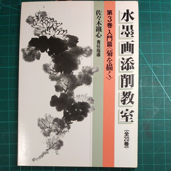 水墨画添削教室/第3巻 入門編/〈菊を描く〉/佐々木鐵心