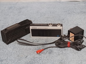 SONY 【ICR-200】 世界初の超小型ICラジオ 分解整備 調整です AM 専用ラジオ 管理番号20020609