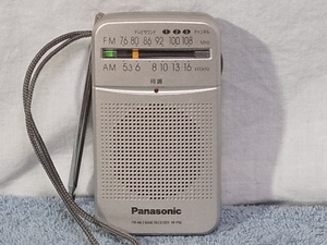  Panasonic 【RF-P50】ワイドFM対応 FMは76～108MHzまで受信 トランジスタラジオ各バンド受信可 管理番号 20022026