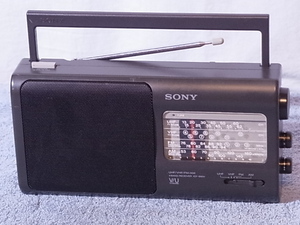 SONY【ICF-890V】4バンド ポータブル ラジオ ＦＭ76～108MHzまで受信可能　管理番号200123113