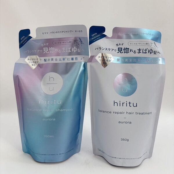 hiritu(ヒリツ) バランスリペアシャンプー ヘアトリートメント 詰め替え